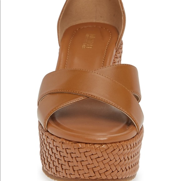 Michael Kors Desiree Acorn Wedge Heels Woven - Picture 4 of 8